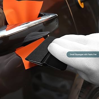 Felt Edge Squeegee Car Wrapping Tool, 4 Pcs Vinyl Wrap Tool, Car Window Tint Kit, Car Straight Scraper Tool, For All Vinyl Wrap, Window Tint Film, Car Stickers Cutting, Wallpaper Installation