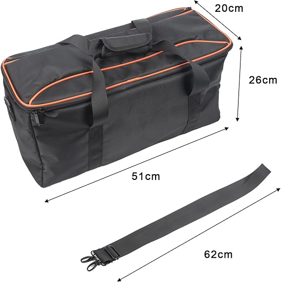 Carrying Case Compatible with JBL PartyBox On The Go 2 Speaker, Outdoor Travel Storage Tote Bag for JBL PartyBox On-The-Go Essential Protable Party Speaker and Accessories
