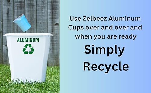 Miniatura 6 de Vasos de aluminio  Juego de 12 vasos de aluminio con mangas  Vasos de metal fresco de 16 onzas para bebidas, bebidas, cócteles  Reutilizables y