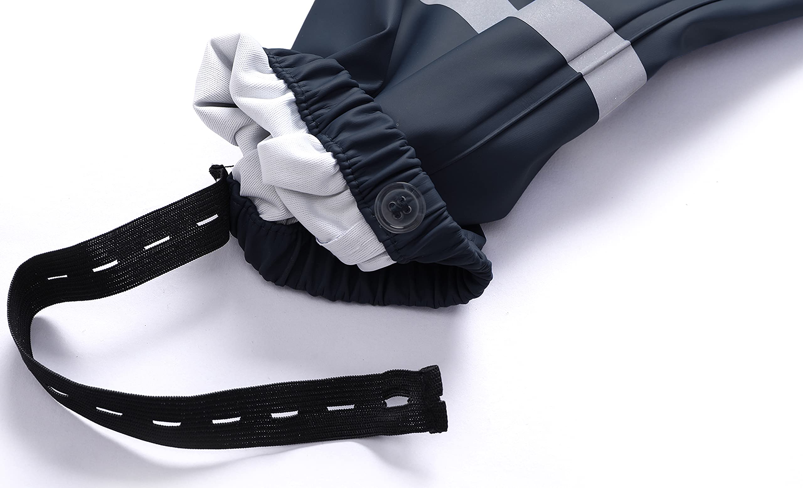 Pantalon Impermeable para Niño Niña a Prueba de Viento Pantalón de Agua Trekking Prueba Sucia Pantalones de Barro Mono con Transpirable Forro Textil