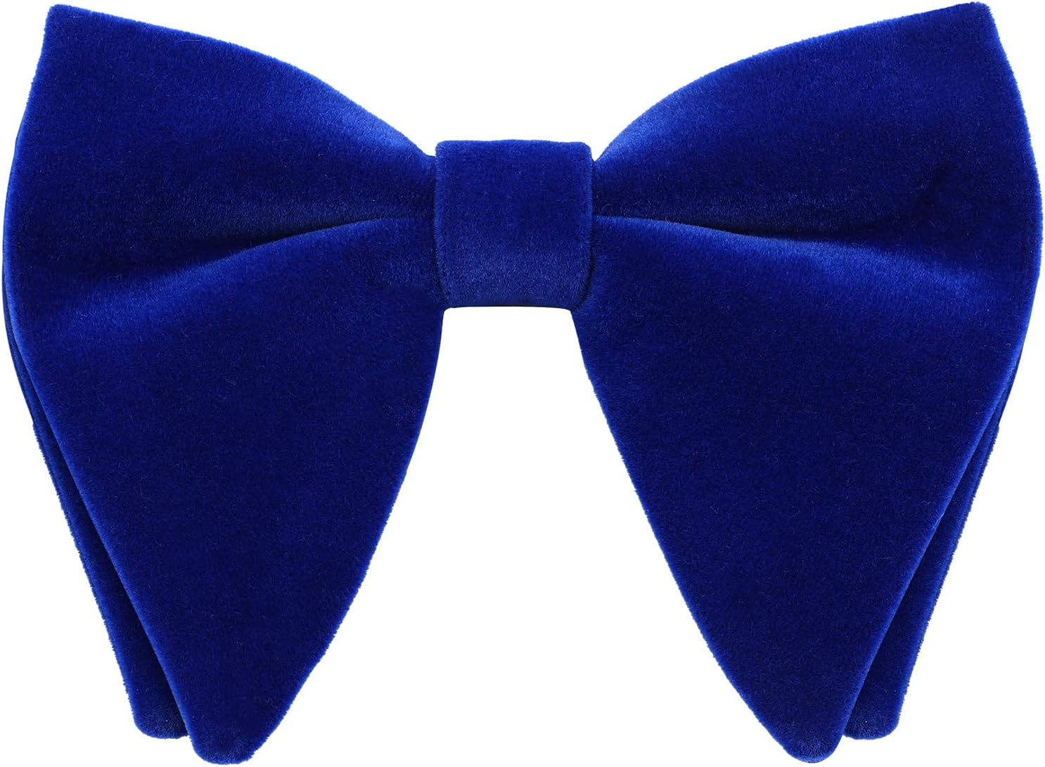 YASUOA Men's Velvet Oversize Bowtie,Adjustable Big Butterflie Pre-tied Bow Tie for Men Boys Wedding Party Fancy Dress Costume