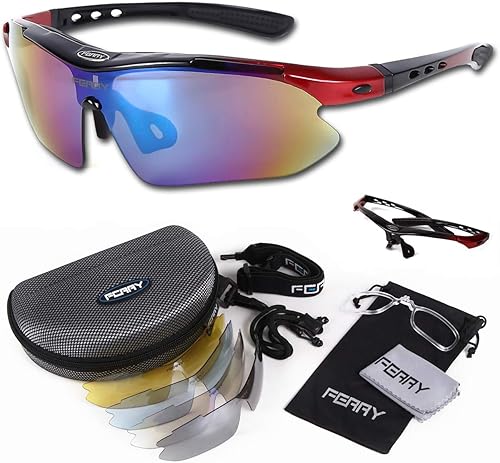(フェリー) FERRY スポーツサングラス ミラーレンズ フルセット