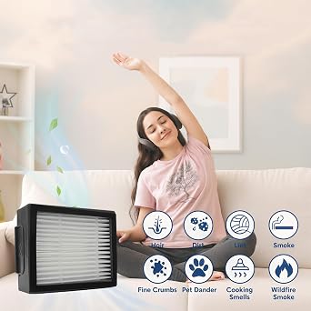 10 Pack High-Efficiency Filter Replacement for Roomba e, i & j Series - Compatible with iRobot Roomba i3 i7 j7 i4 i6 E5 E6 & Plus (+) Models, Part #4639161, with Cleaning Brush