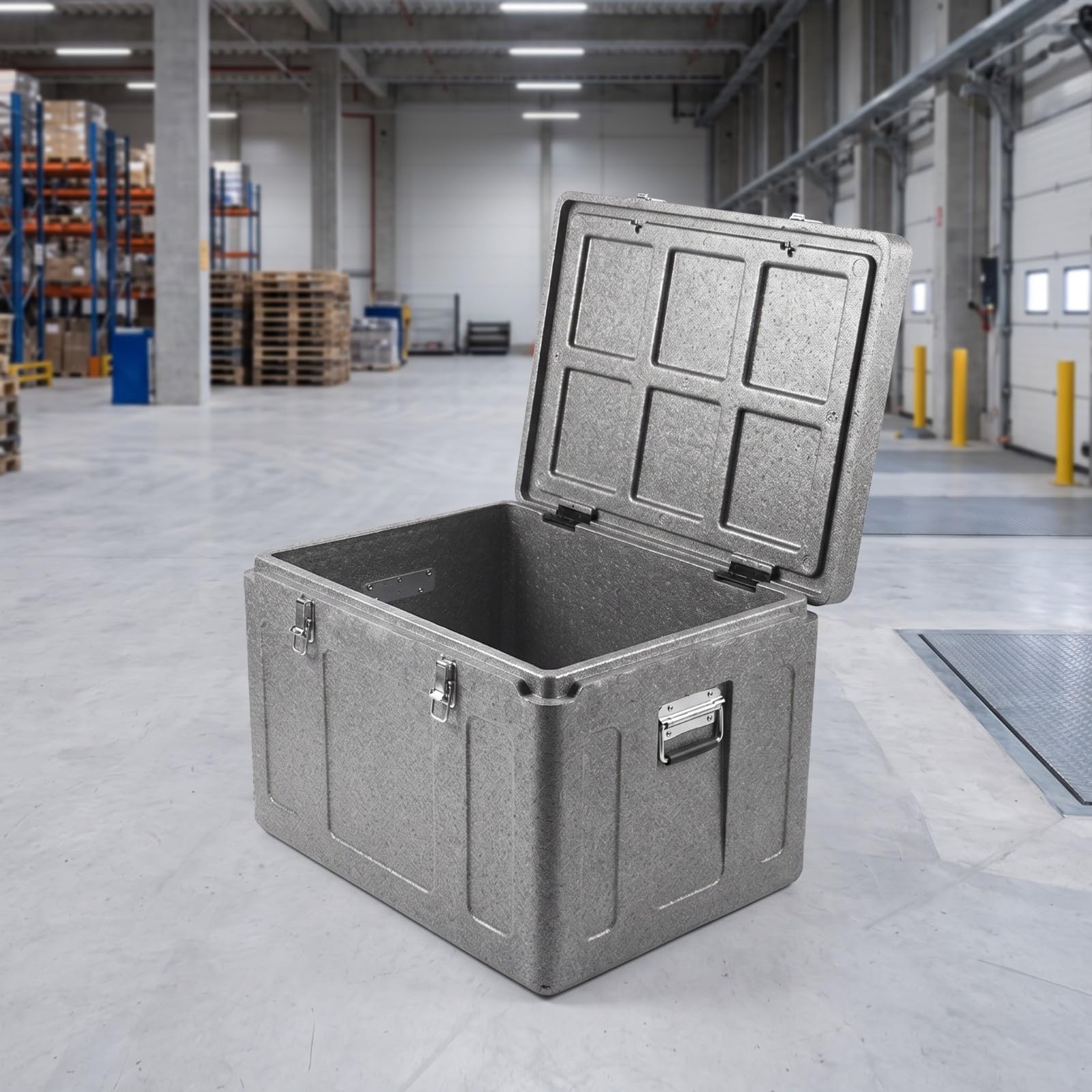 predolo Box Termica Facile da Igienizzare | Isotermico, Scatola Termica in polipropilene espanso, Isolato, Termico per Alimenti, Catering, Ristoratori, 43L, Stile G