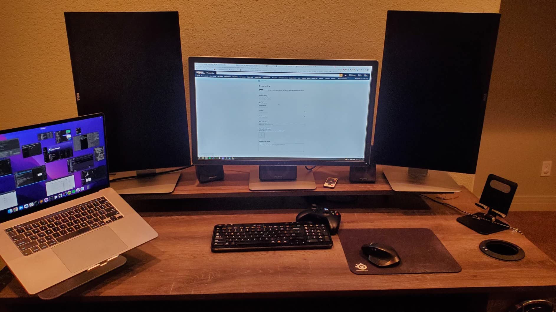 40/mo Finance Signature Design by Ashley Barolli Gaming Desk with