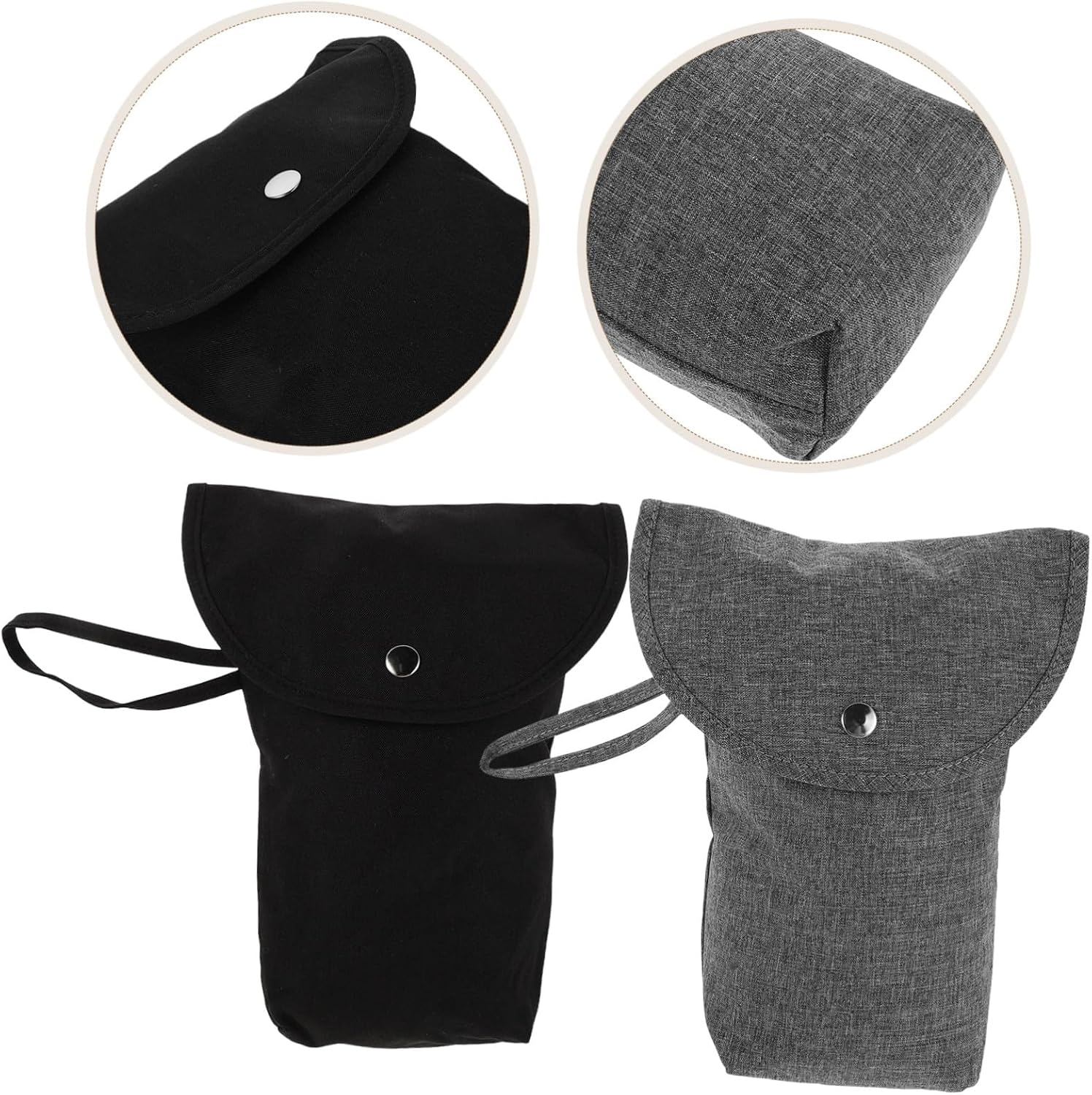 2pcs Waterproof Diaper Wet Bags Portable Small Nappy Organizer for Travel and Daycare, Reusable Cloth Diaper Storage Pouch with Handle for Boys