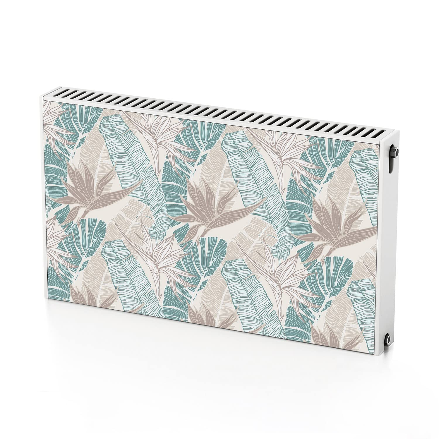 Autocollant de radiateur magnétique feuilles tropicales Coloray 100x60 cm