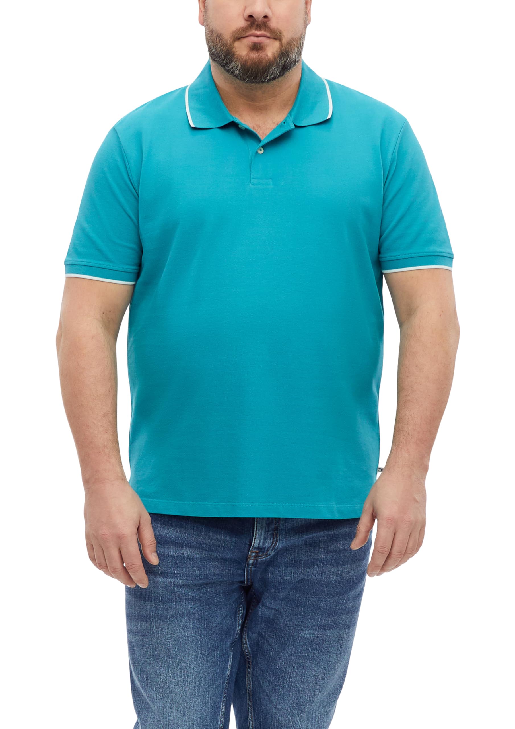 Polo s.Oliver 2181092 pour homme avec détails contrastés - 8