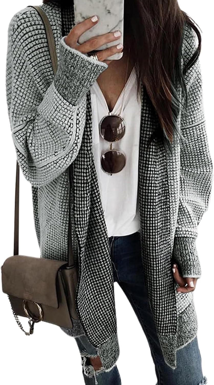 メンズ ニットカーデ ロング レディース 洋服 カーディ メンズ ロング Watermoon Model 婦人服 70代春 【eimy istoire】