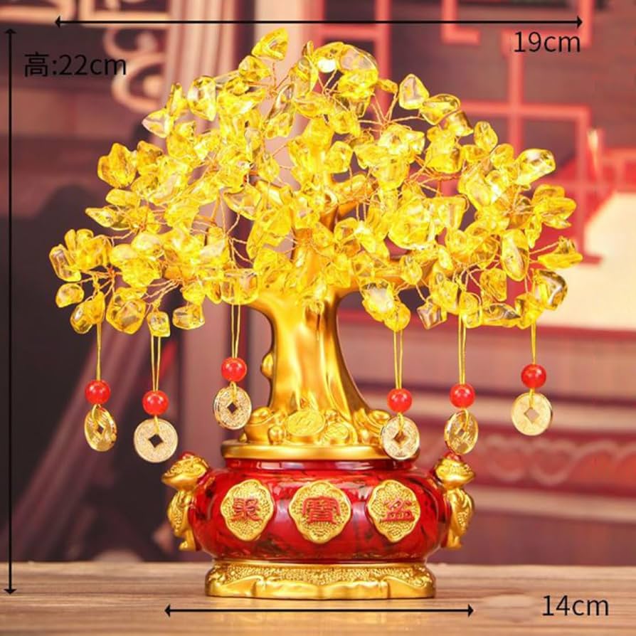 Amazon.co.jp: [dhiuebc] 置物 オブジェ 招財樹 開運 金運 招財樹