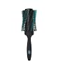Wet Brush Smooth & Shine Round Brush - For Thick to Coarse Hair - A Perfect Blow Out with Less Pain, Effort and Breakage - Spiral Bristle Design Creates Smoother Styles, Black