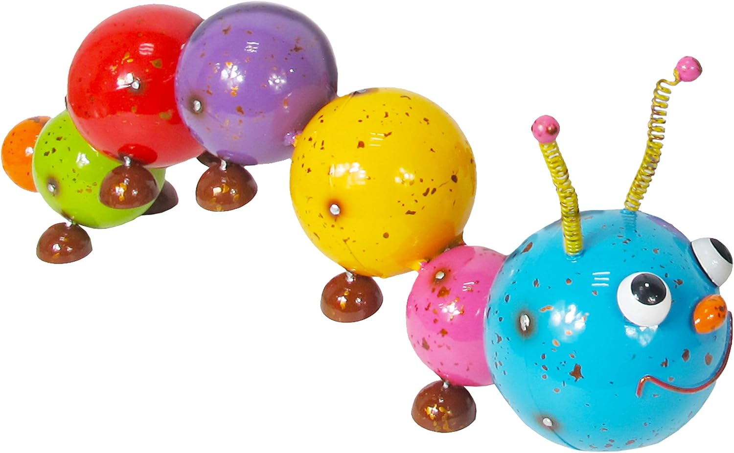 Continental Art Center Inc. CAC18006B Caterpillar Statue, Colorful