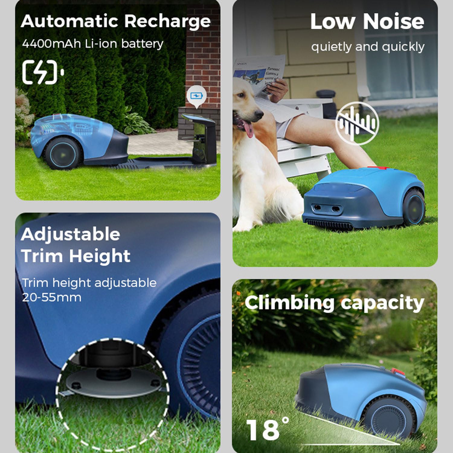 BDJSN Robot Tondeuse Automatique — vue 2