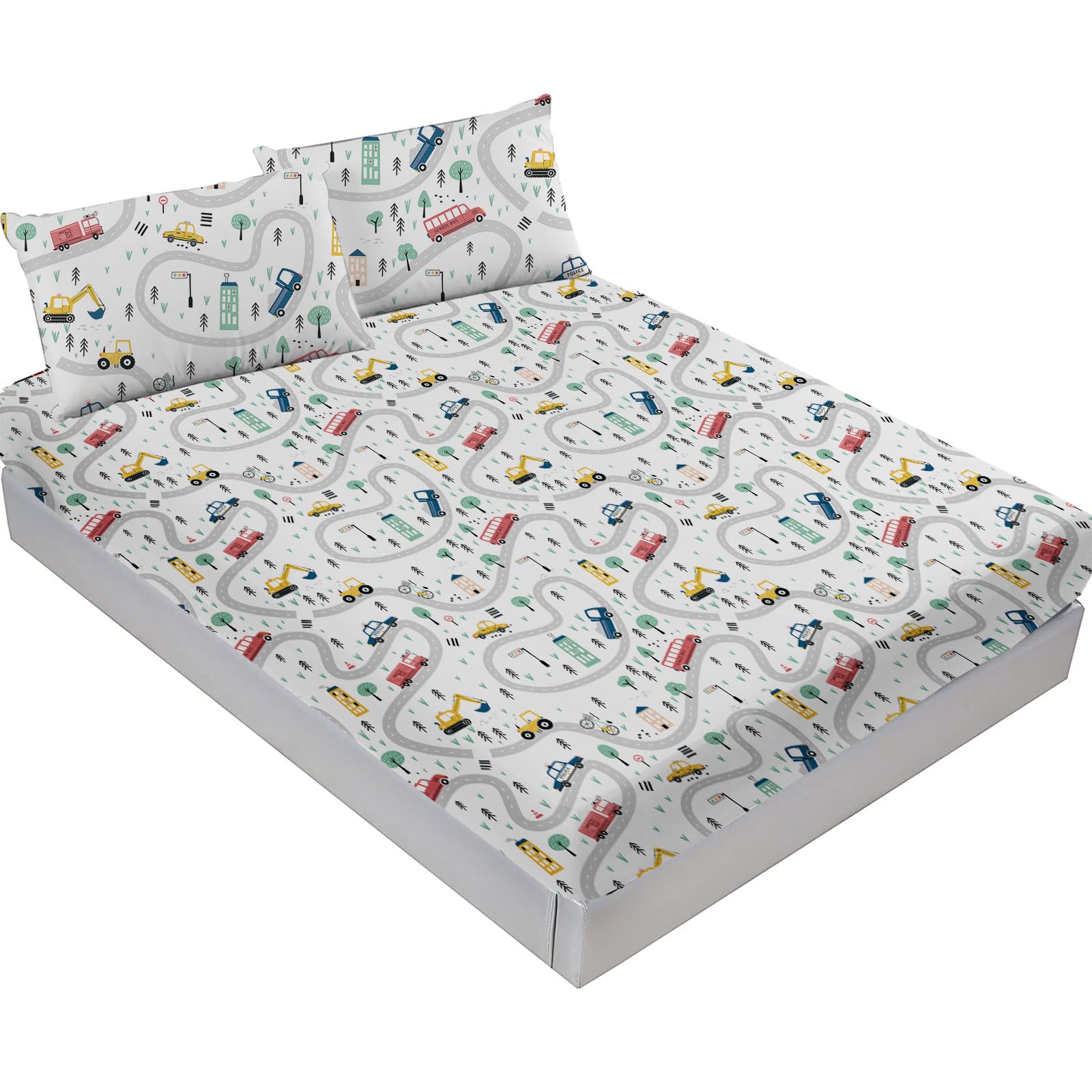 Juego De Sábanas De Fresa Tamaño Queen, Juego De