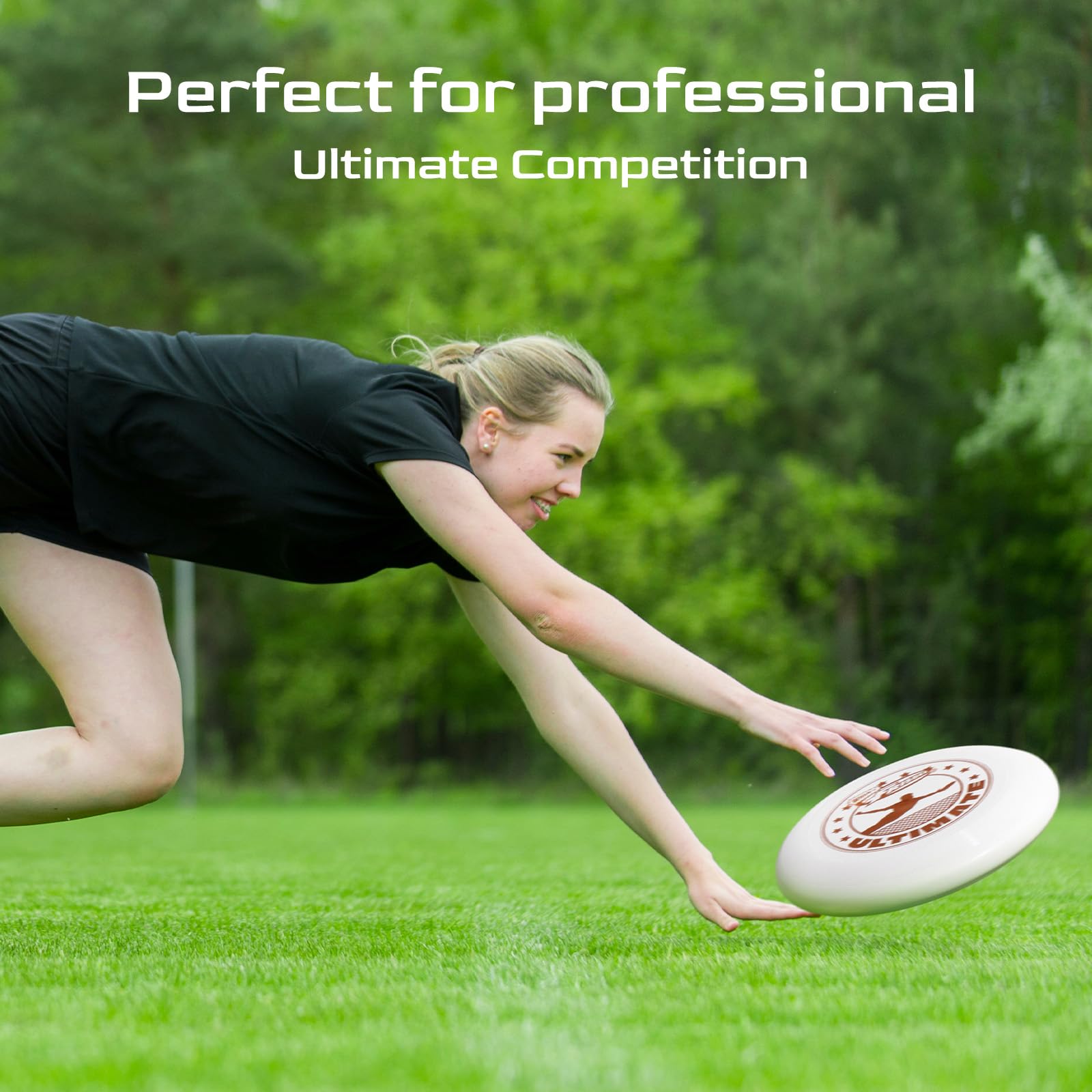 Frisbee De Compétition 175g - Frisbee Sportif Professionnel Avec Sac De Rangement