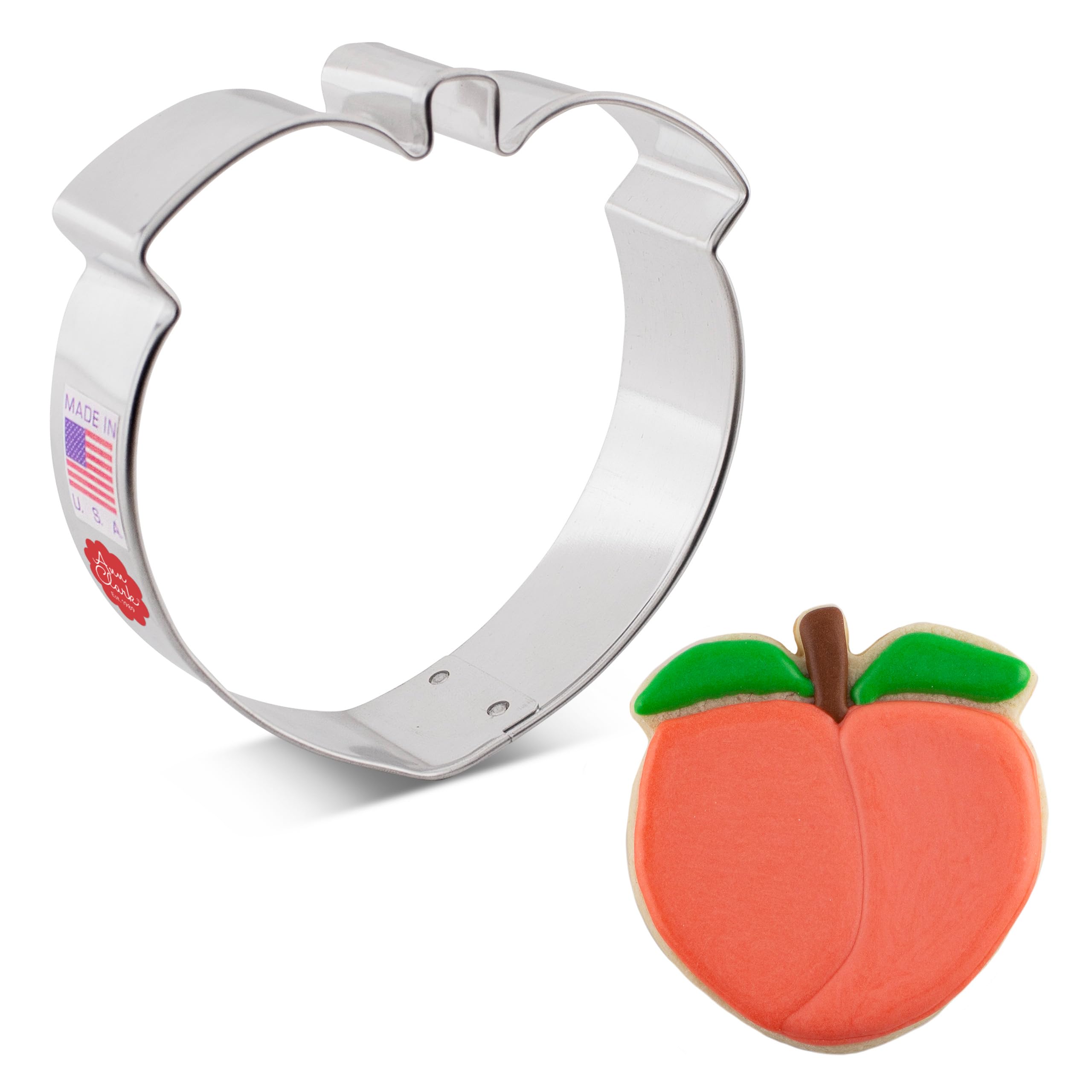 Peach Cookie Cutter, 3.25