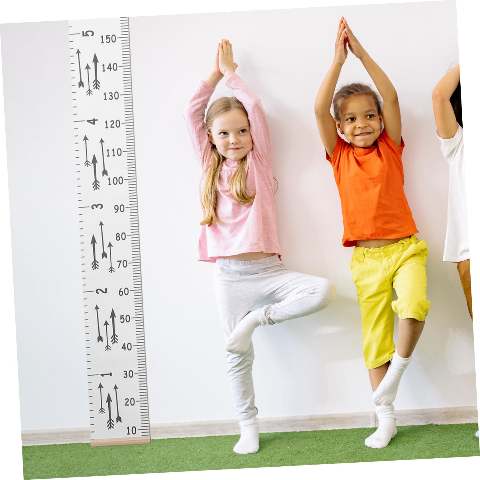5 Pz righello di tabella di misurazione ' grafico di crescita del misuratore bambini Misuratore di per bambini grafico Di legno Cabilock