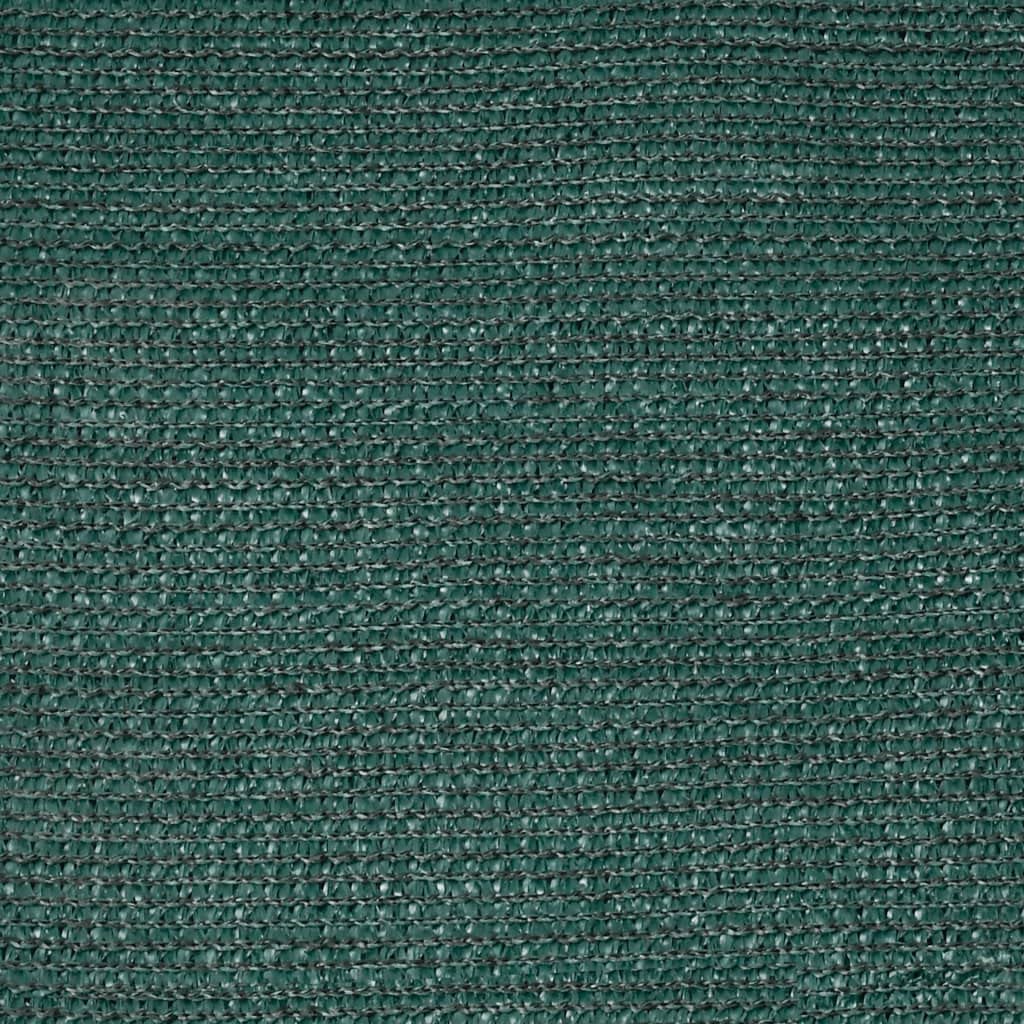 Red de privacidad HDPE verde 1,2 x 50 m 150 g/m² para jardín, balcón o terraza, tela cortavientos opaca resistente a los rayos UV y moho, corte a medida