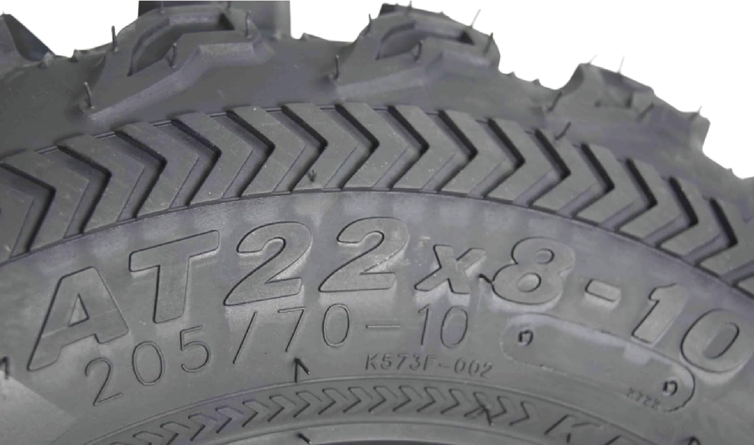 Kenda Bearclaw EX K573-22x8-10 Front Tires for All Terrain (ATV), UTV, and Side by Side (SxS) Vehicles - 6-Ply - Bear Claw EX 22x8x10 (2-Pack)