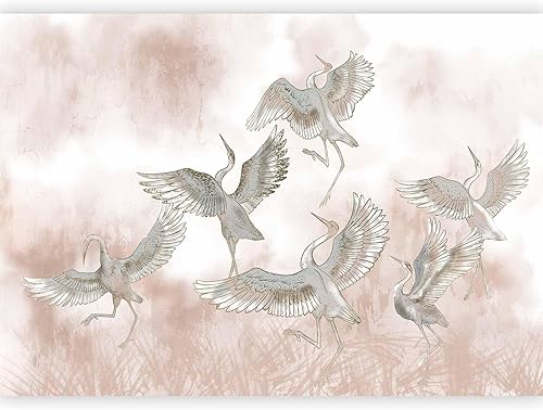 Miniatura 24 de artgeist - Mural retro, 138 x 101 pulgadas, papel tapiz no tejido XXL, decoración de vellón, imagen de impresión fotográfica, flores, animales y