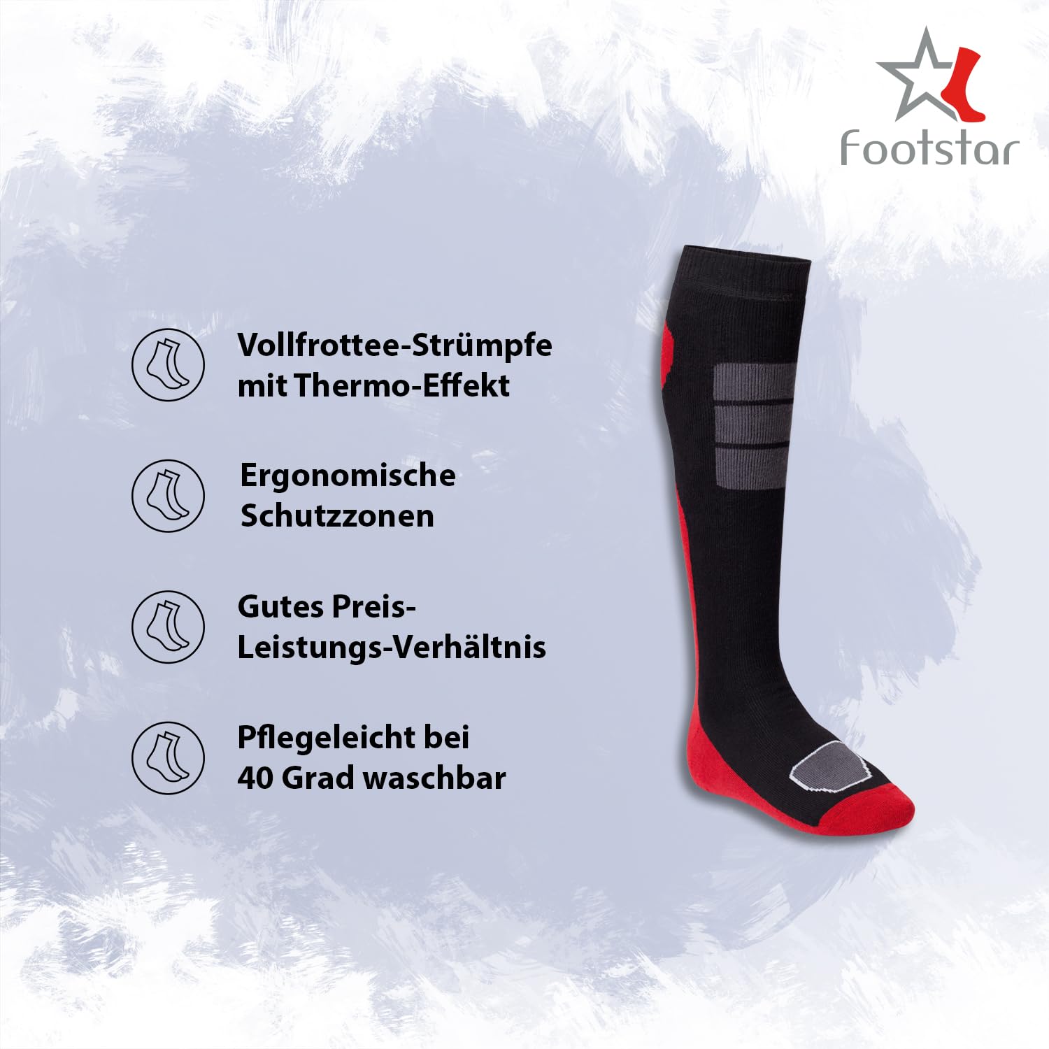 Footstar - Calcetines hasta la rodilla - para hombre