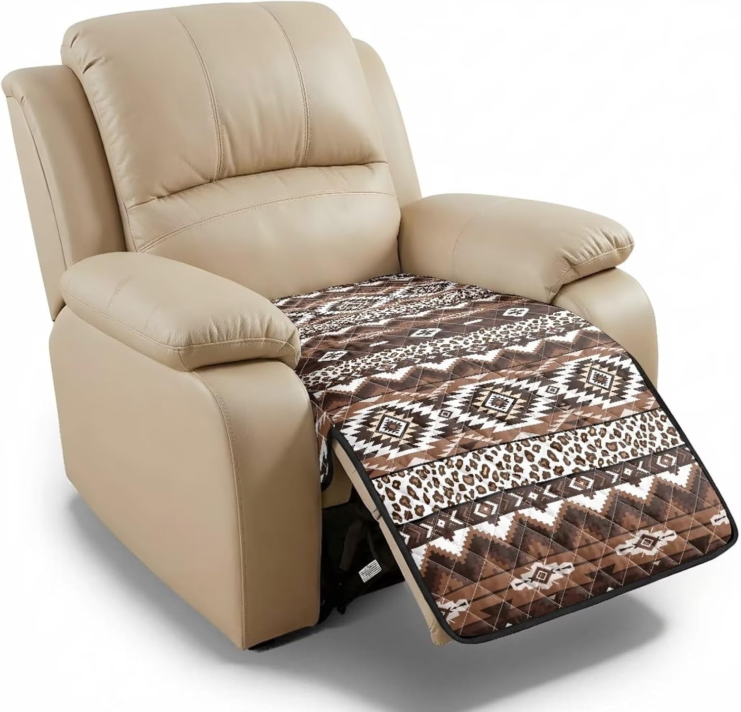 ZDCUSTOM Southwest Aztec Covers for Recliners Chair, Ethnic Recliner Chair Cover Waterproof Sofa Couch Slipcover Wear-Resistant & Easy to Store Furniture Protector Washable