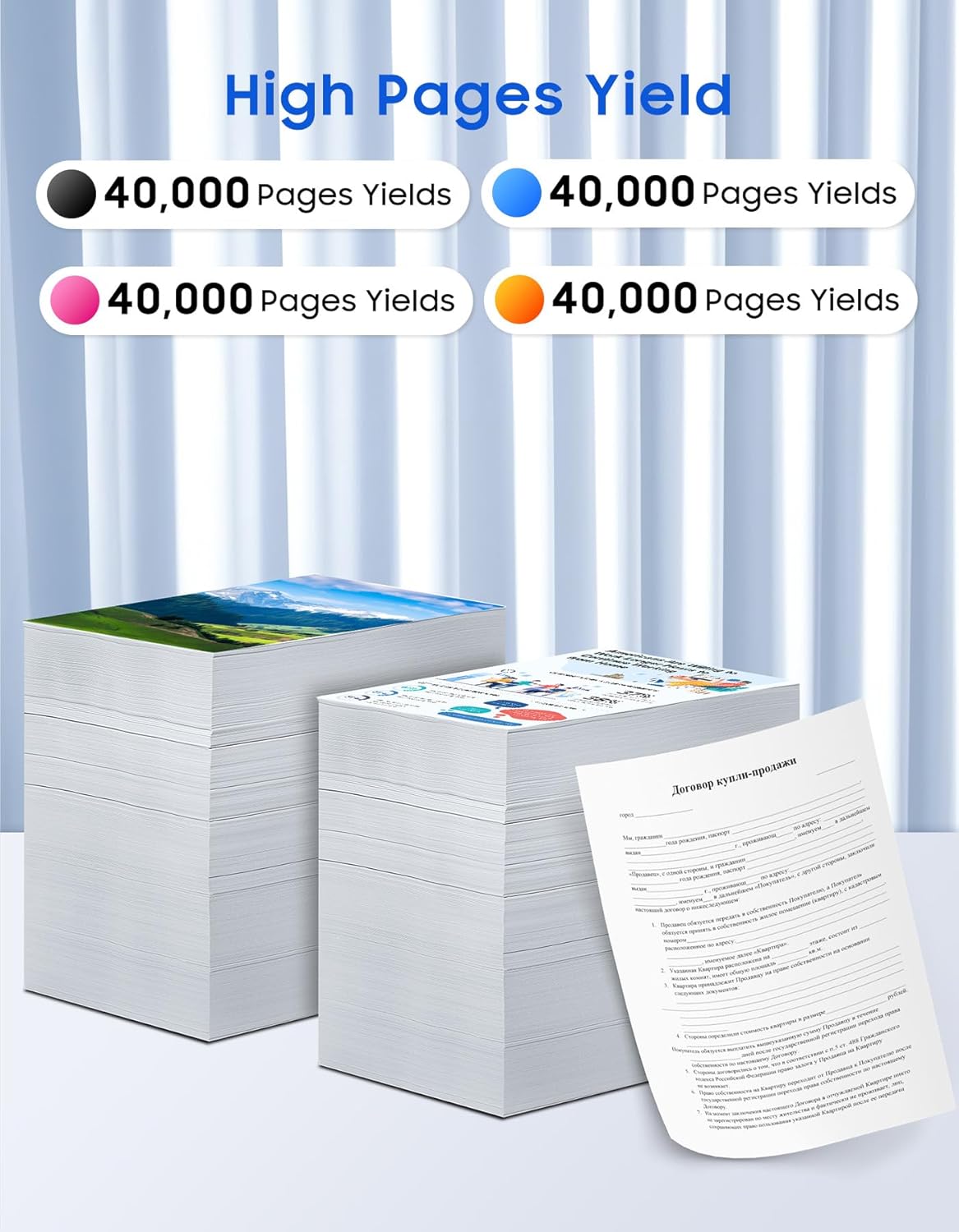 Versalink C500 C505 Drum Cartridge Kit 4-Pack Replacement for Xerox 108R01484 108R01481 108R01482 108R01483 Imaging Unit for VersaLink C500N C500DT C500DN C505DN C505S C505X C505XL Printer Drum Unit