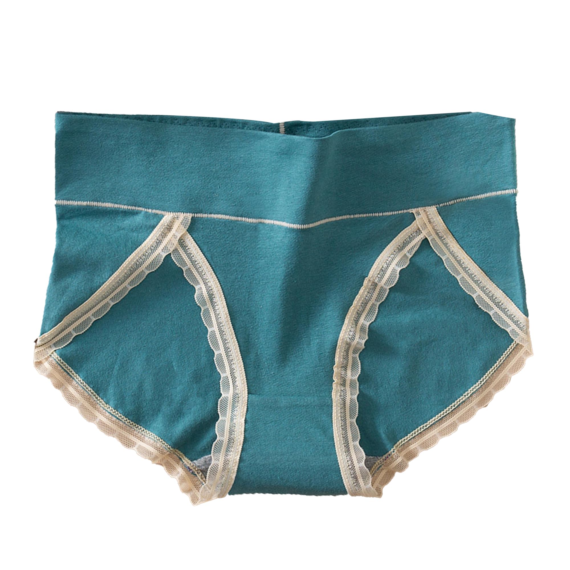 DGHM-JLMY Ladies Cotton Crotch Lace Waist Briefs Hipster Underpants Lace Briefs 5 Pack Solid Color Sexy Breathable Panties