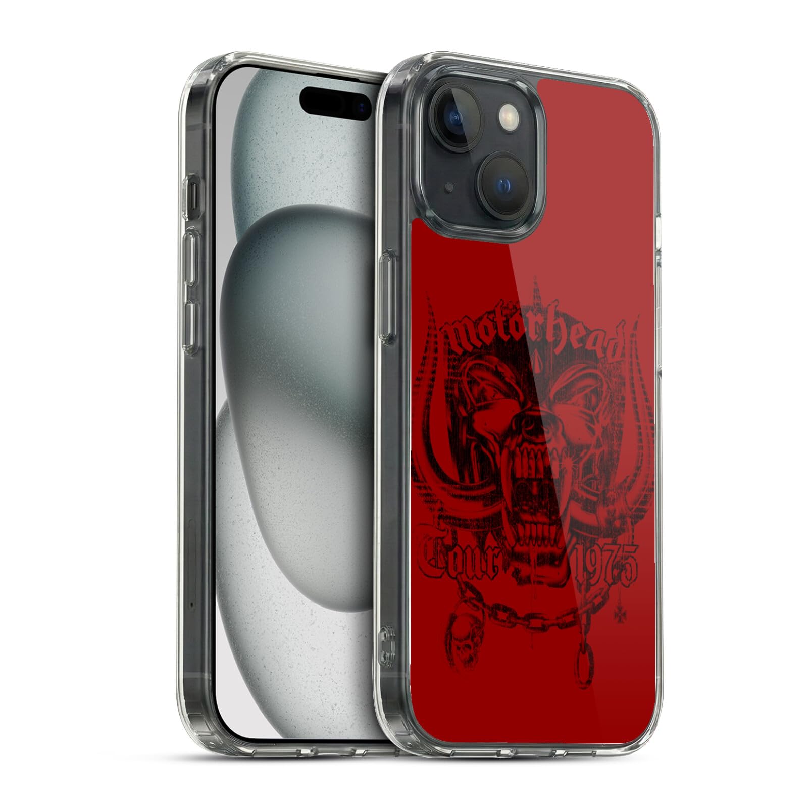 Funda de Gel para iPhone 15 Carcasa Flexible de Silicona Motorhead 1975 7