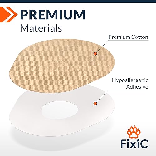 Miniatura 70 de FixiC Parches adhesivos para G6 – Paquete de 25 parches adhesivos impermeables de primera calidad – Papel precortado – Parche adhesivo para G6