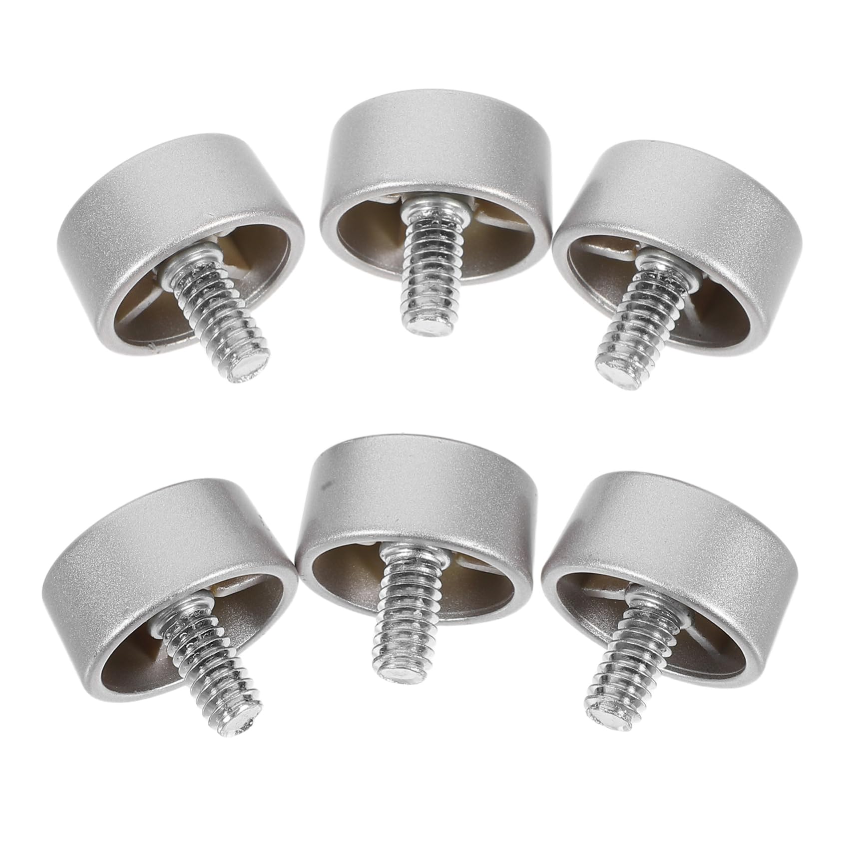 SOLUSTRE 6Pcs Curtain Rod Finials Decorative End Caps for Drapery Rods Easy Install Versatile for Home Office Decor