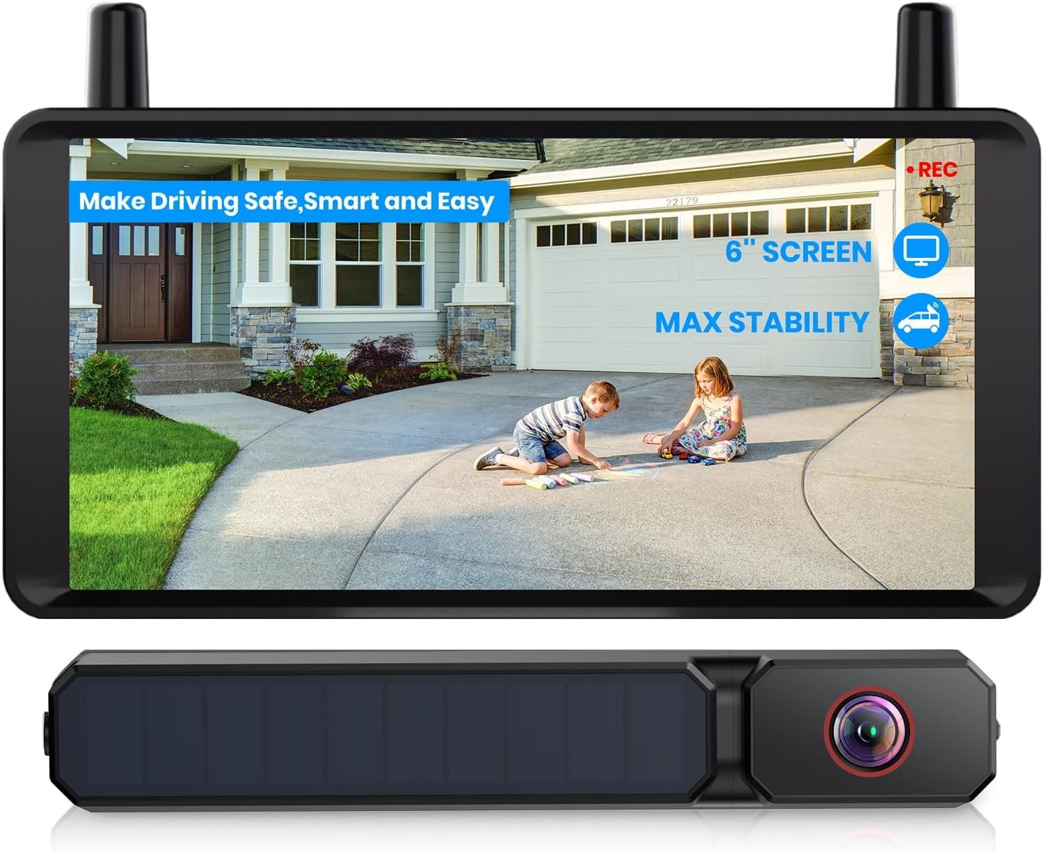 AUTO-VOX S1P6 Solar Wireless Backup Camera