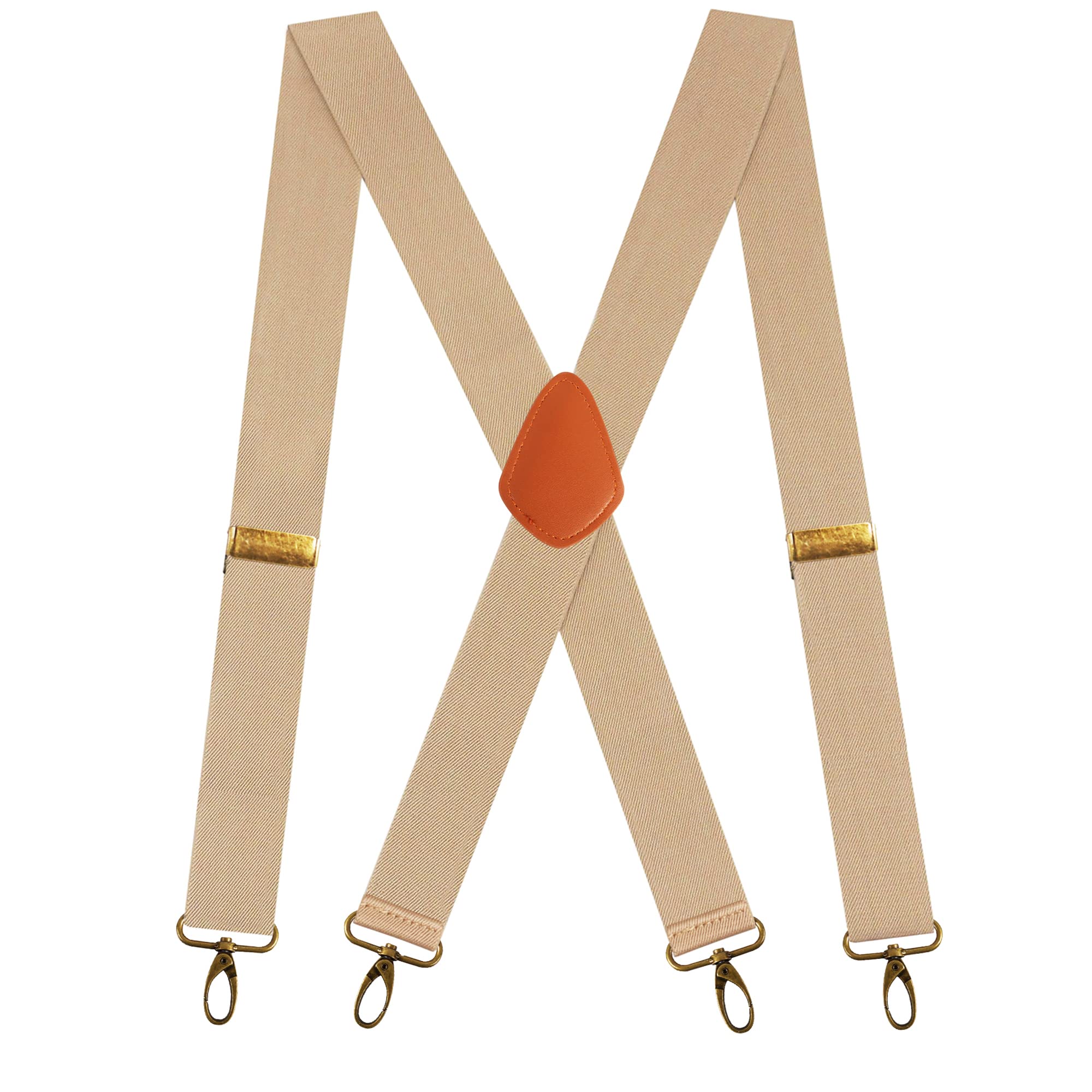 Buy BeafaceMen's Braces with 4 HookClips for Trousers, Vintage