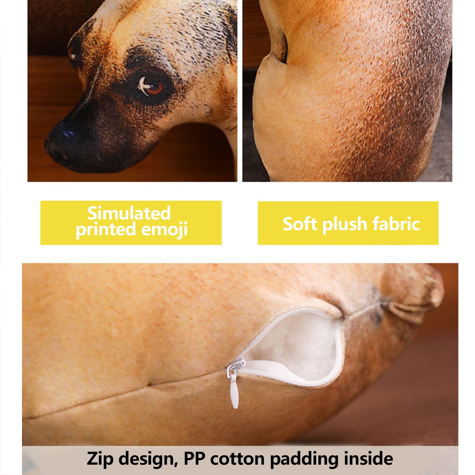 Peluche Perro La Revuelta Almohada En Forma De Perro Realista