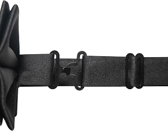RBOCOTT Mens Solid Color Pre-tied Bow Tie Adjustable Bowtie