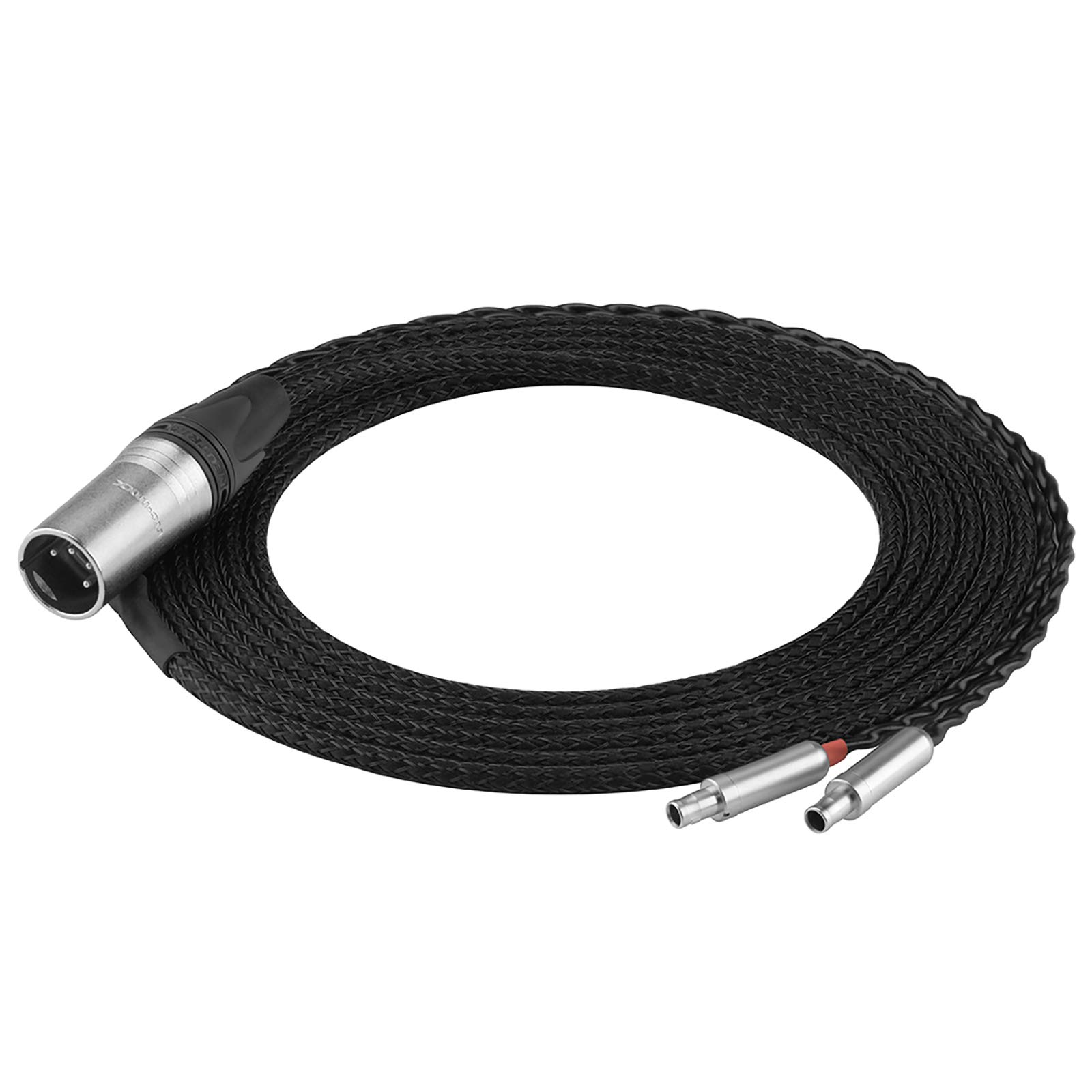 Geekria 5N Single-Crystal Upgrade Ersatzkabel für Sennheiser HD800 HD800S HD820 Kopfhörer Ersatzkabel / 8-adriges Audiokabel (XLR, 3 m), Kupfer