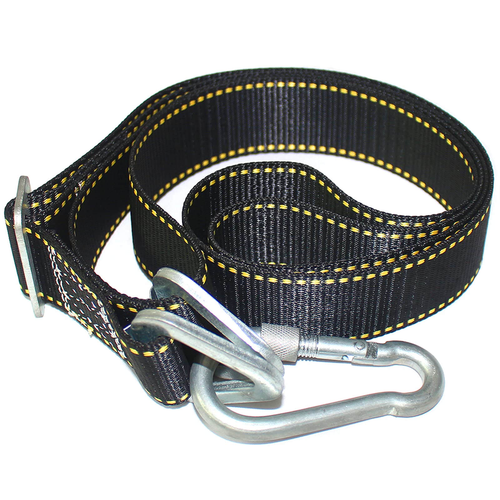 XMYANG Heavy Bag Hanger Strap - 1000lb Capacity Adjustable 22-40 Inch Boxing Bag Hanger Yellow