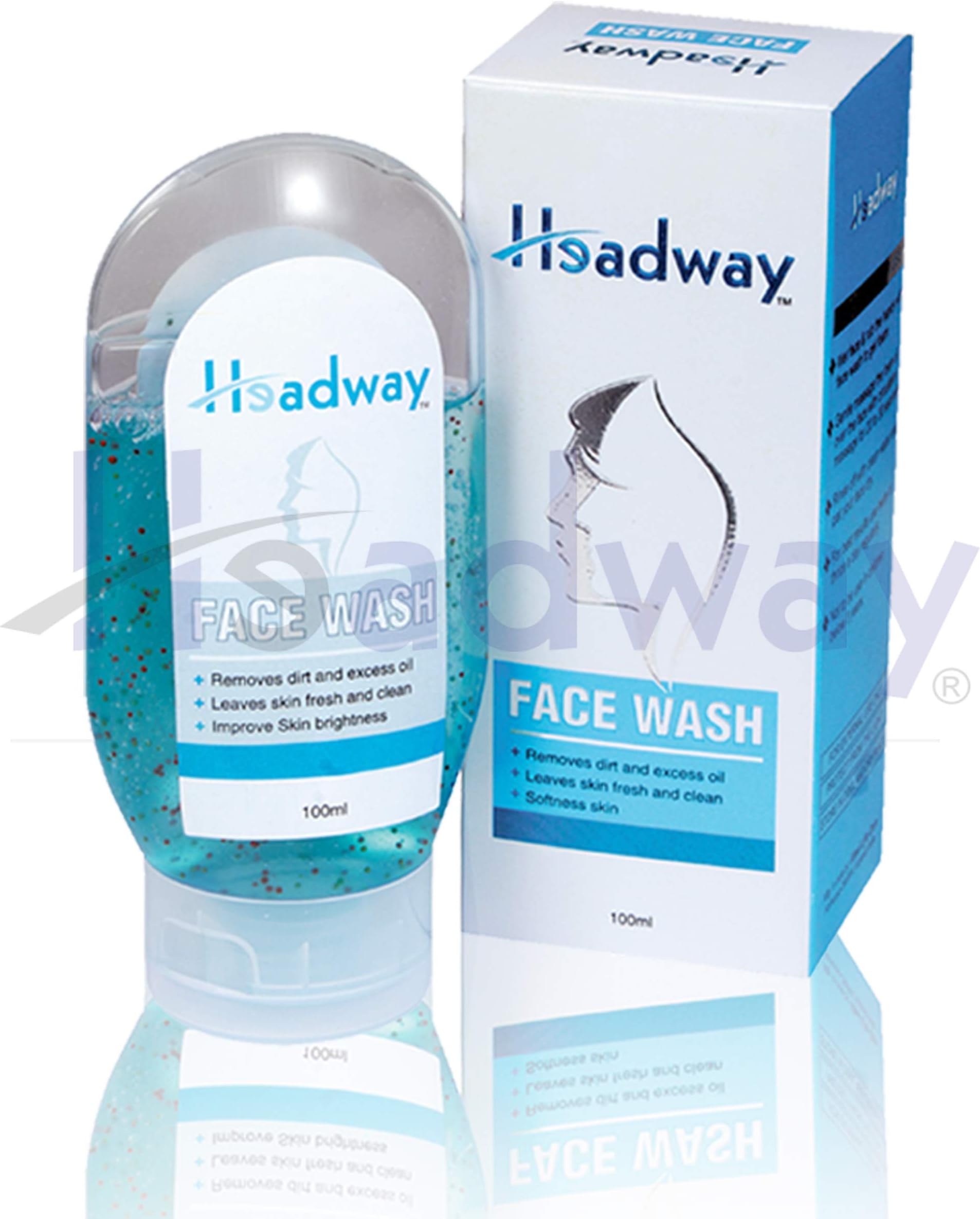 Headway Face Wash for acne control, face wash for dark spot, face wash for oily skin, face wash for man, face wash for woman, skin friendly pH 100 ml (Pack of 2)