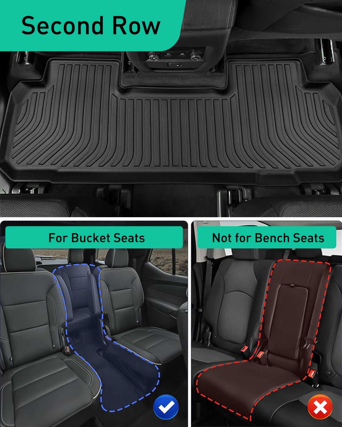 Amazon | DiffCar® シボレー トラバース フロアマット 2024 2023