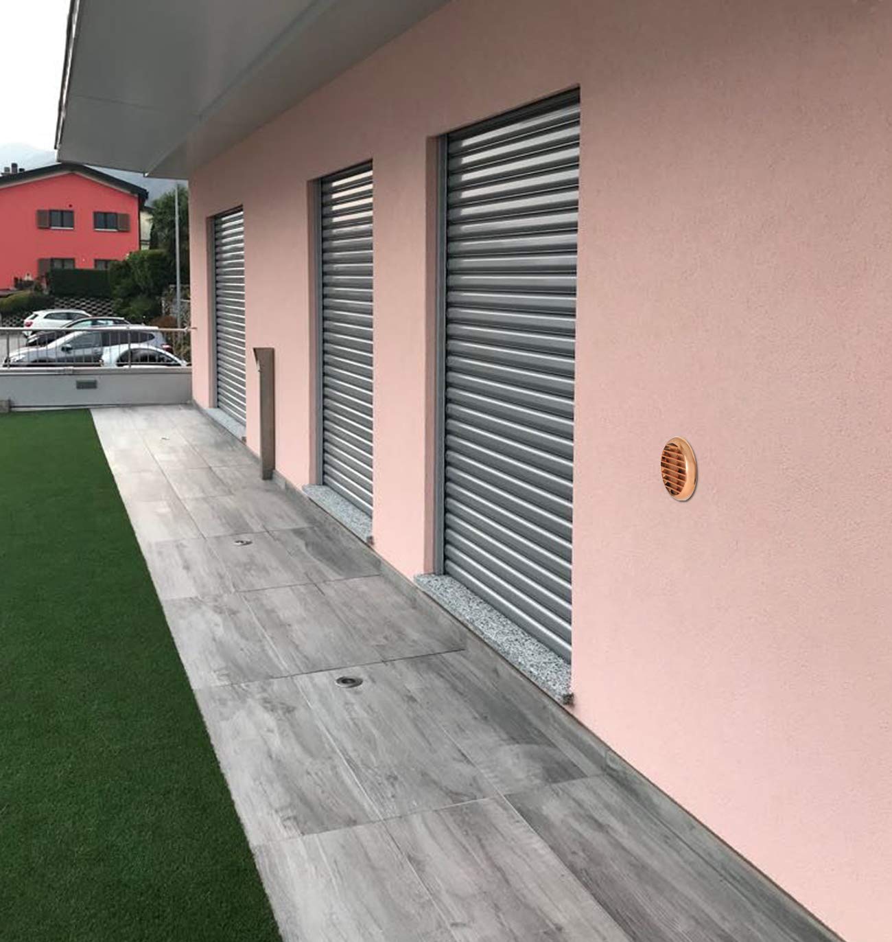 A2ZWORLD Grille De Ventilation Ronde Avec Ressort, Grille D'aération En