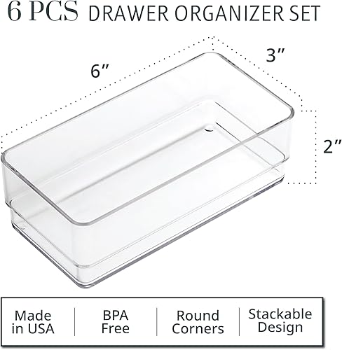 Miniatura 2 de Stori- Organizador de cajones de plástico transparente