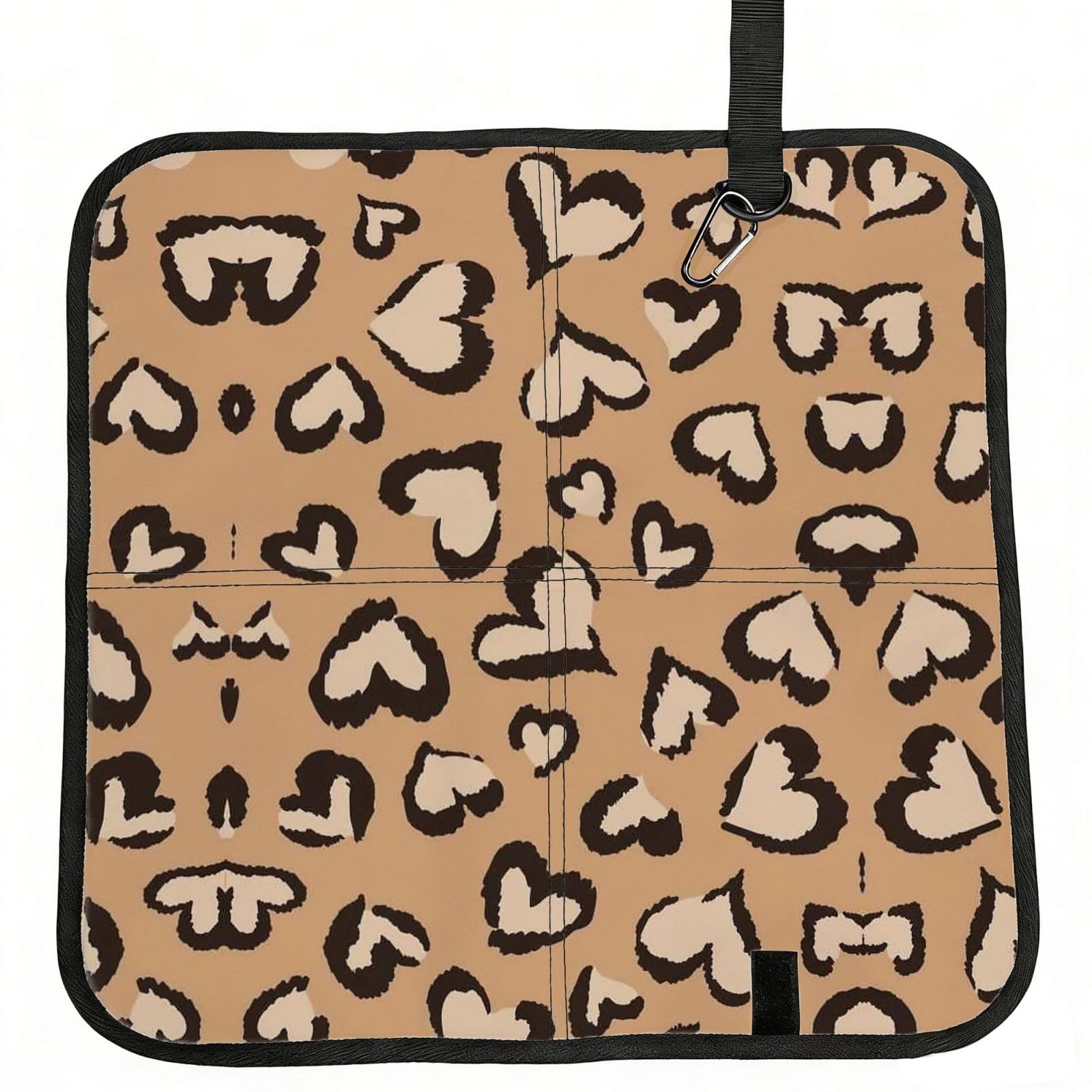 VCzsdff Rose Gold Marble Print Portable Seat Cushion Folding Bleacher Pad Compact Picnic Sitting Mat Polyester 40cm