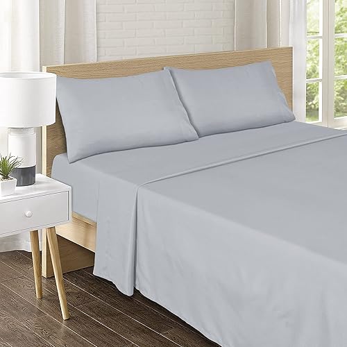 VISI-ONE Karin Maki - Juego de sábanas de microfibra tamaño matrimonial, juego de ropa de cama de 1800 hilos, ropa de cama egipcia de lujo súper