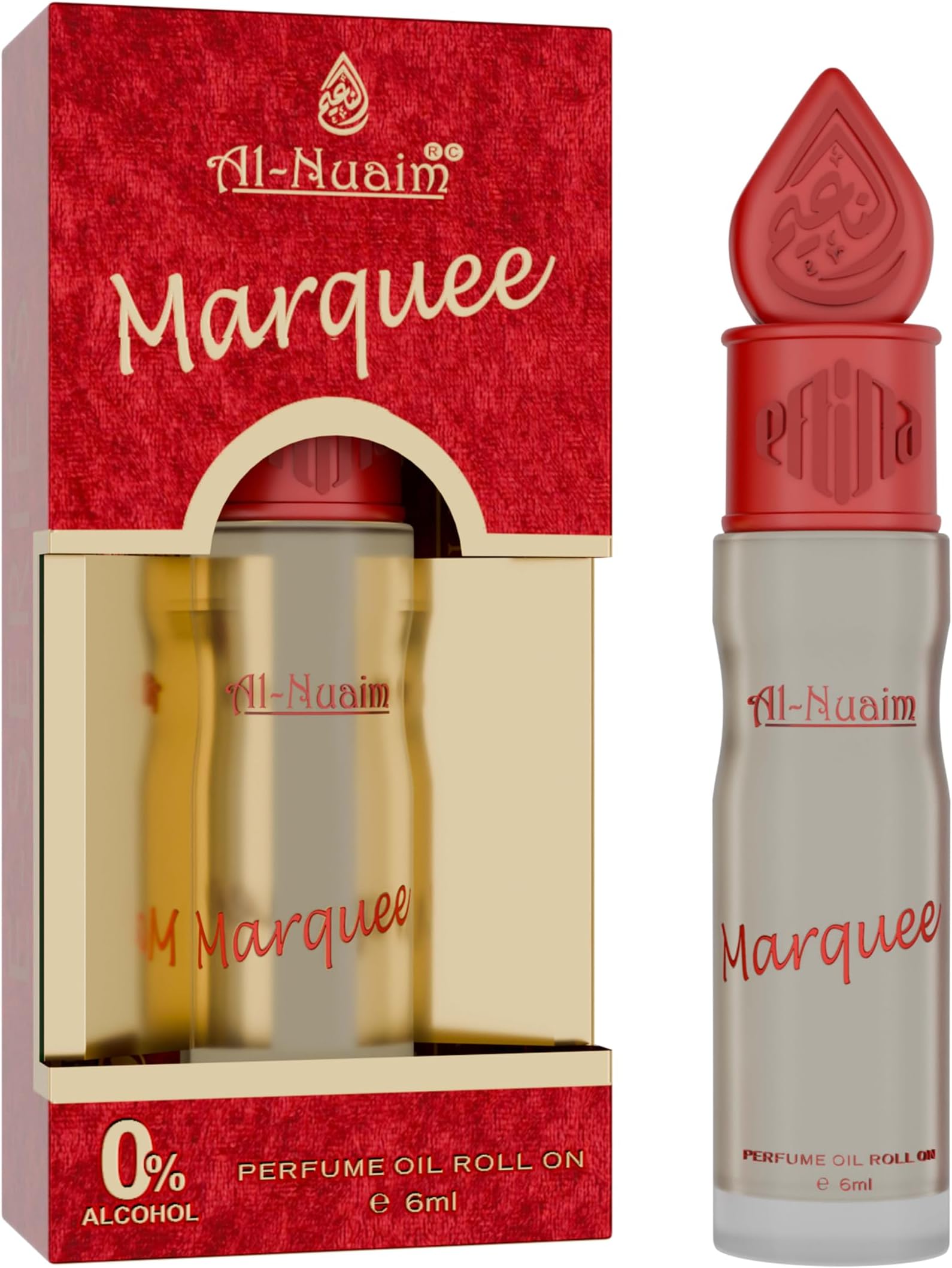 Al-Nuaim® E-Series Attar Roll On - 6ML | Unisex Attar | Exquisite Alcohol-Free Aromatic Fragrance Oil for Lasting Elegance and Charm (Marquee, Pack of 1)