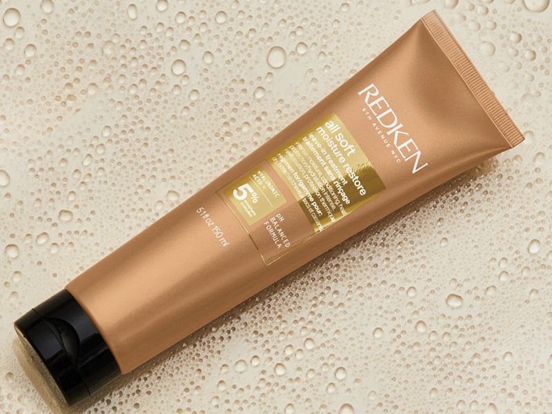 Redken All Soft Moisture Restore Leave-In Treatment For Dry, Brittle Hair - Hair Treatment For Humidity, Heat and Frizz Protection