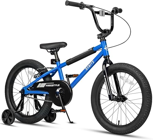 Miniatura 22 de 12 14 16 18 Inch Kids Bike BMX Style Bicycle with Training Wheels Coaster Brake for 2-10 Years Old Toddlers Boys Girls Multiple Colors marino,Verde