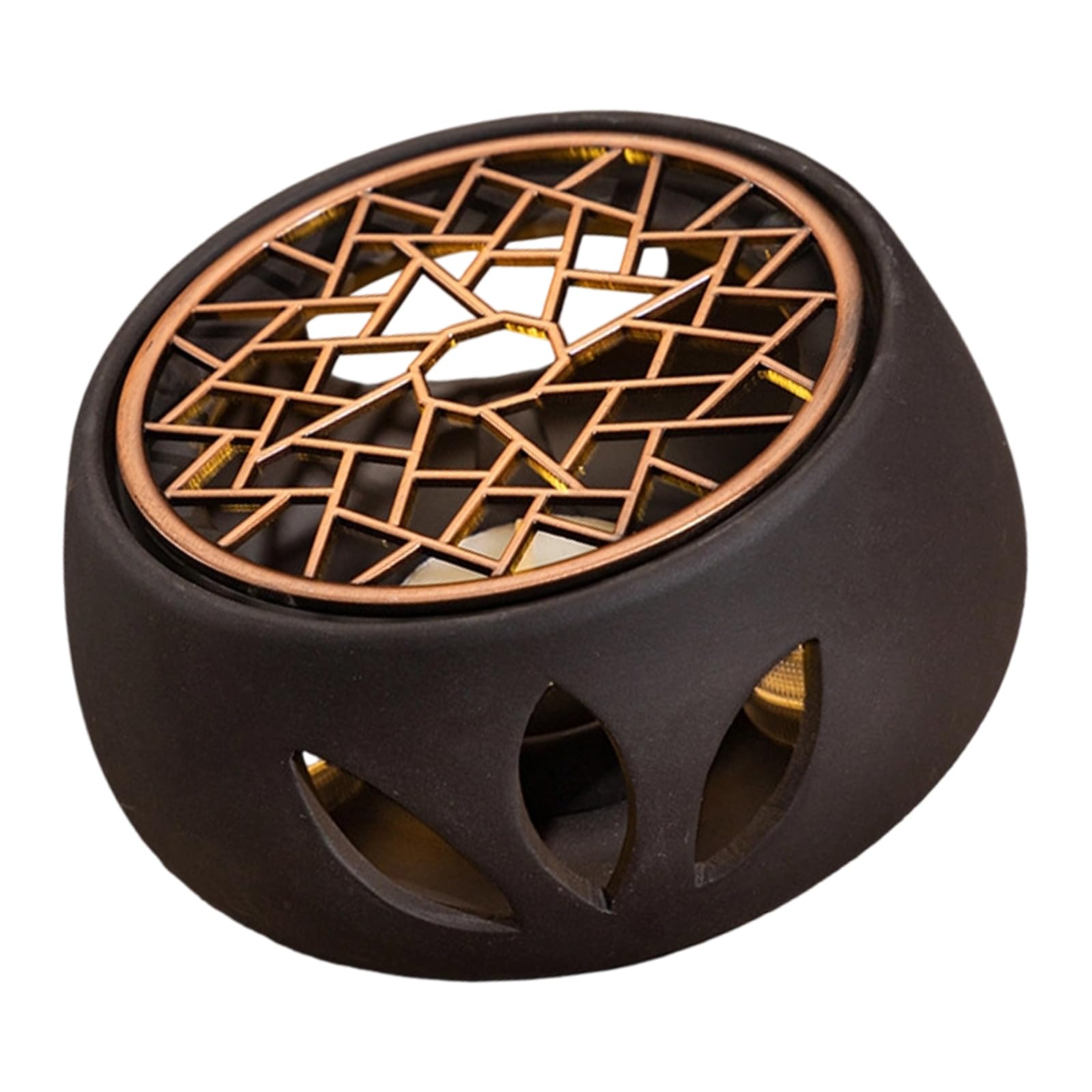 Tsophreniq Ceramic Stand with Noise Reduction Design Perfect for Family Gatherings Decor Family Safe Teapots Kettles Base