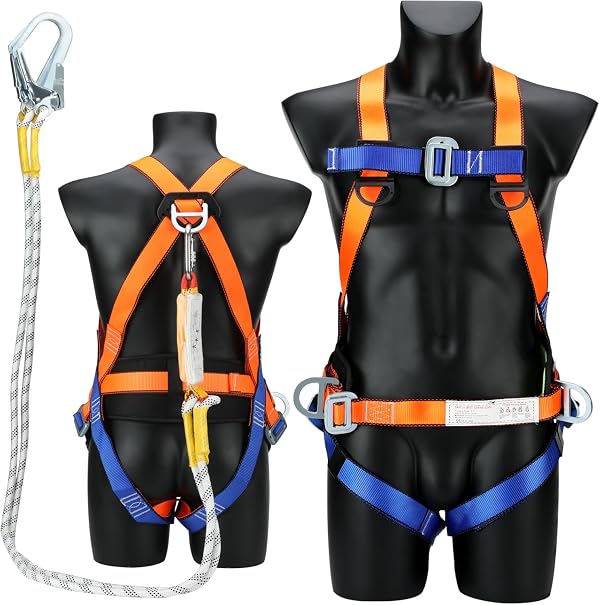 GuatemalaDigital.com: Safety Harness Fall Protection Kit:Full Body Roof ...