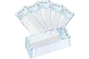 Bookmark Reading List and Personal Libraries Reading Log Cards