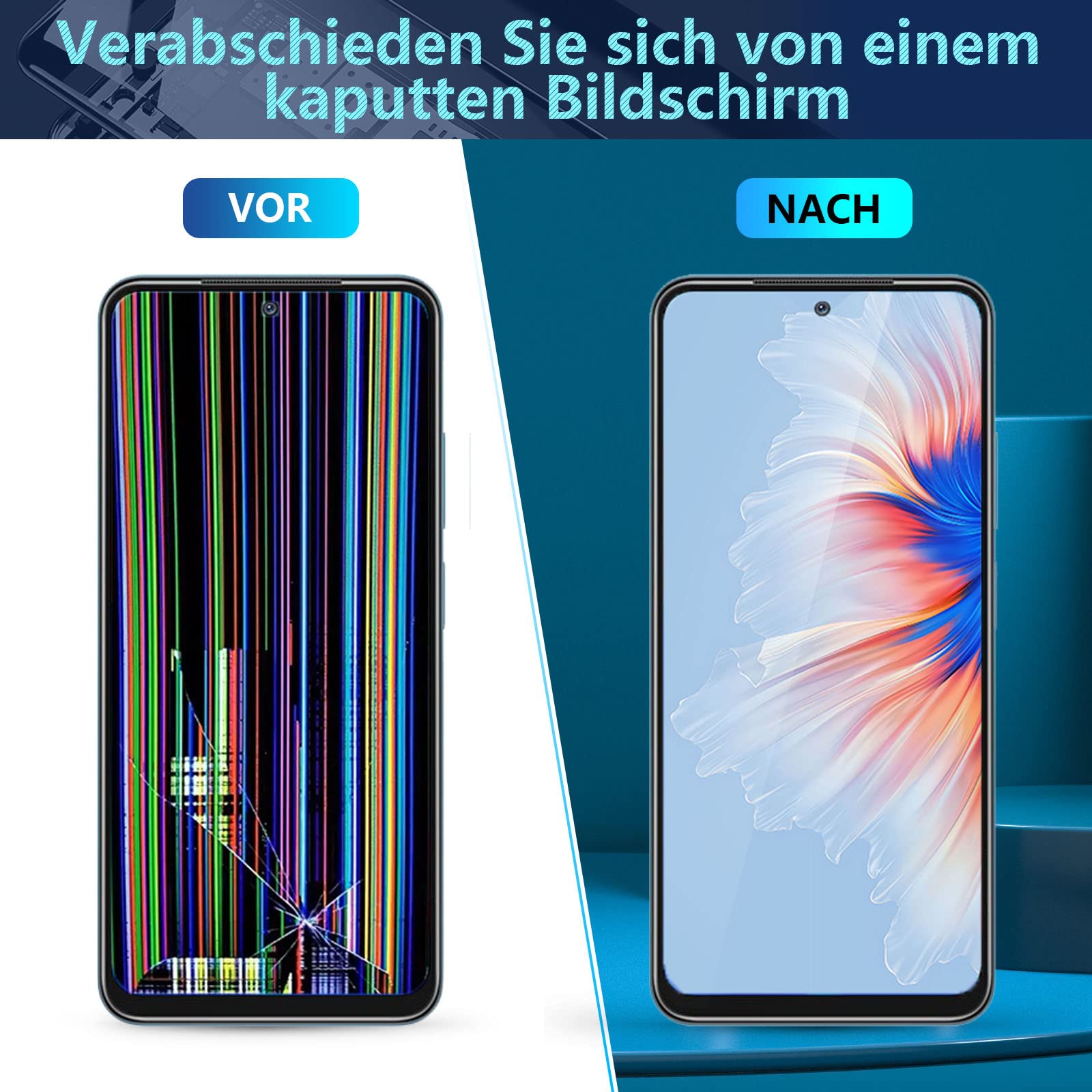 RongZy Ersatz Display Kompatibel für Xiaomi Redmi Note 11S /Redmi Note 11 2201117SG 2201117SI/2201117TG Touchscreen Bildschirm Digitizer Glas Assembly + Reparatur Tools(Schwarz)